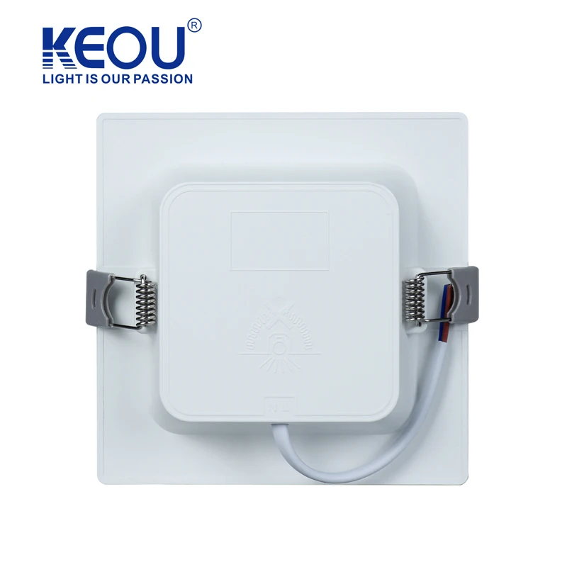 KEOU Hot Selling Round square Plastic 5W 7W 12W 16W 22W Indoor Light Led Panel Light