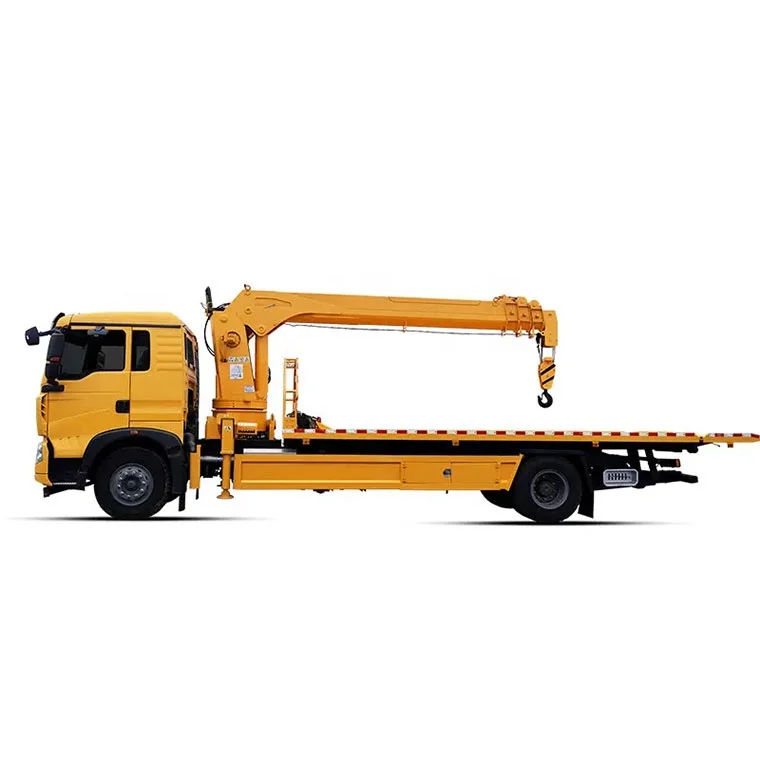【安心の生産者仕入れ】ソテツ　どっしり重太丸中株6号 Sino Howo8トンクレーン装備レッカー車4X2フラットベッド