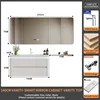 140Durasein Integrated Basin + Smart Mirror Cabinet
