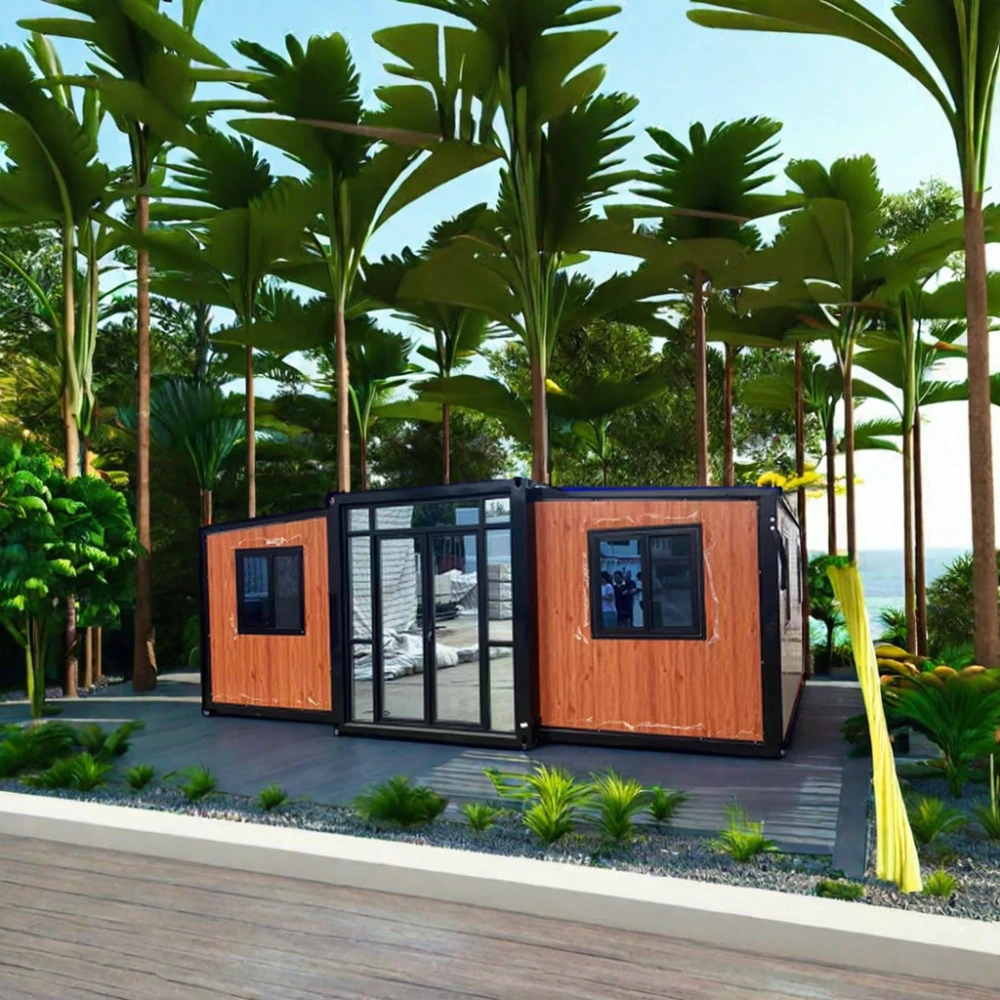 Low Cost Extendable Folding Container House Prefabricated Design for Mobile Living in Nepal