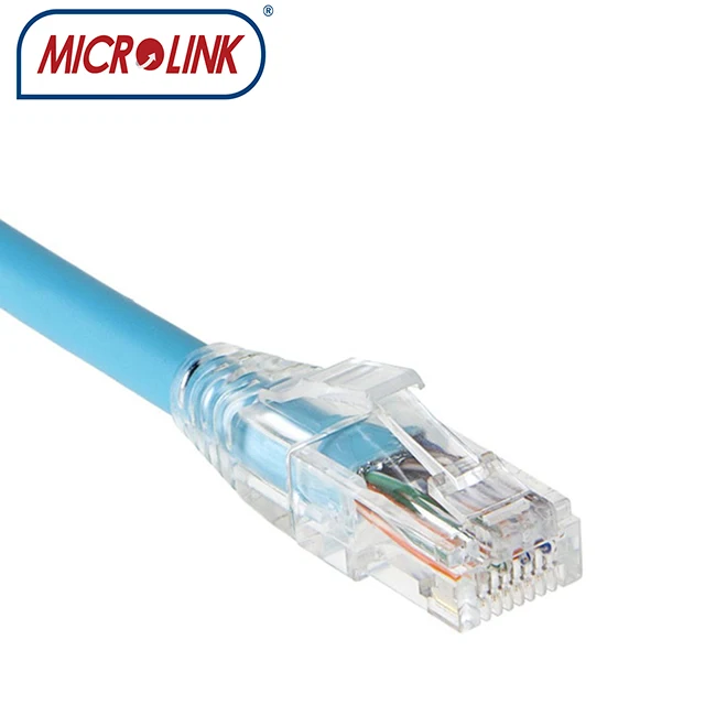 
Разъем Cat6 Cat5 Rg45 модульный разъем 8p8c Ethernet Rj45 с прозрачной загрузкой 