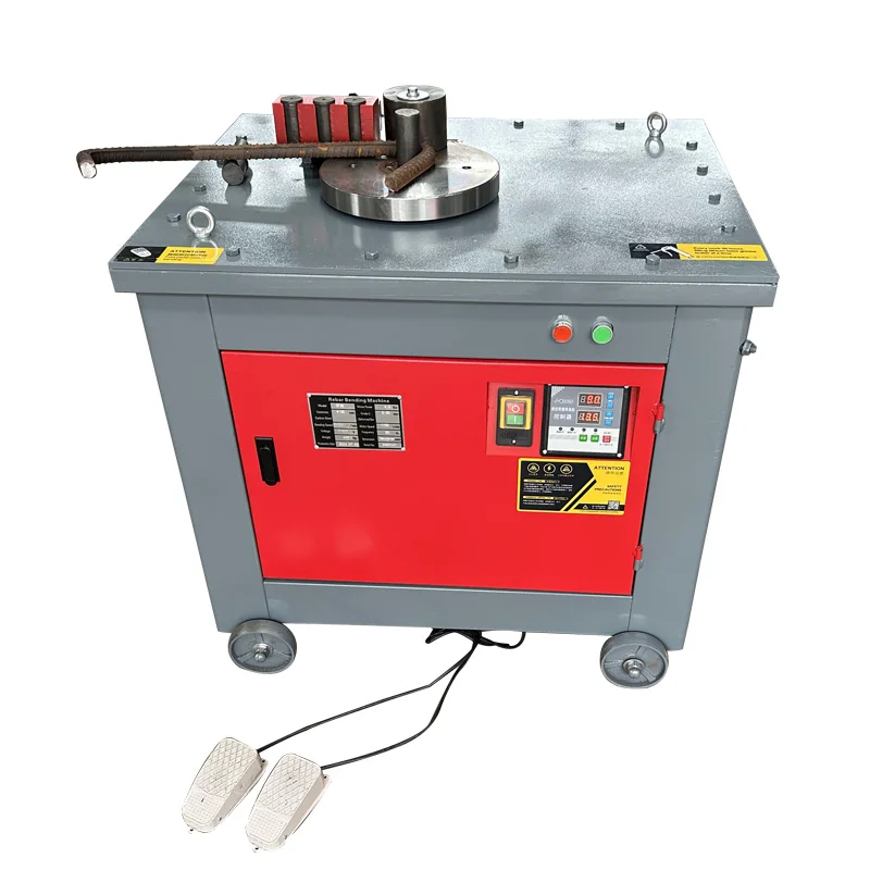 Automatic Rebar Stirrup Bending Cutting Machine CNC Hydraulic Steel Bending Construction Used Rebar Bending Aluminum Processing
