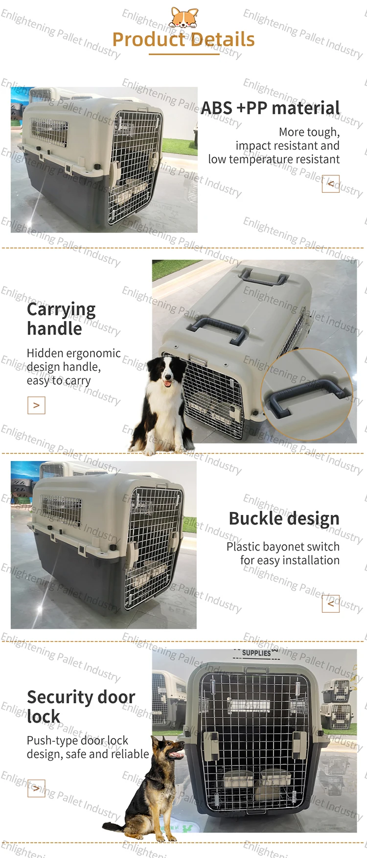 Wholesale Outdoor Small Animal Transport Cage Transport Plastic Pet