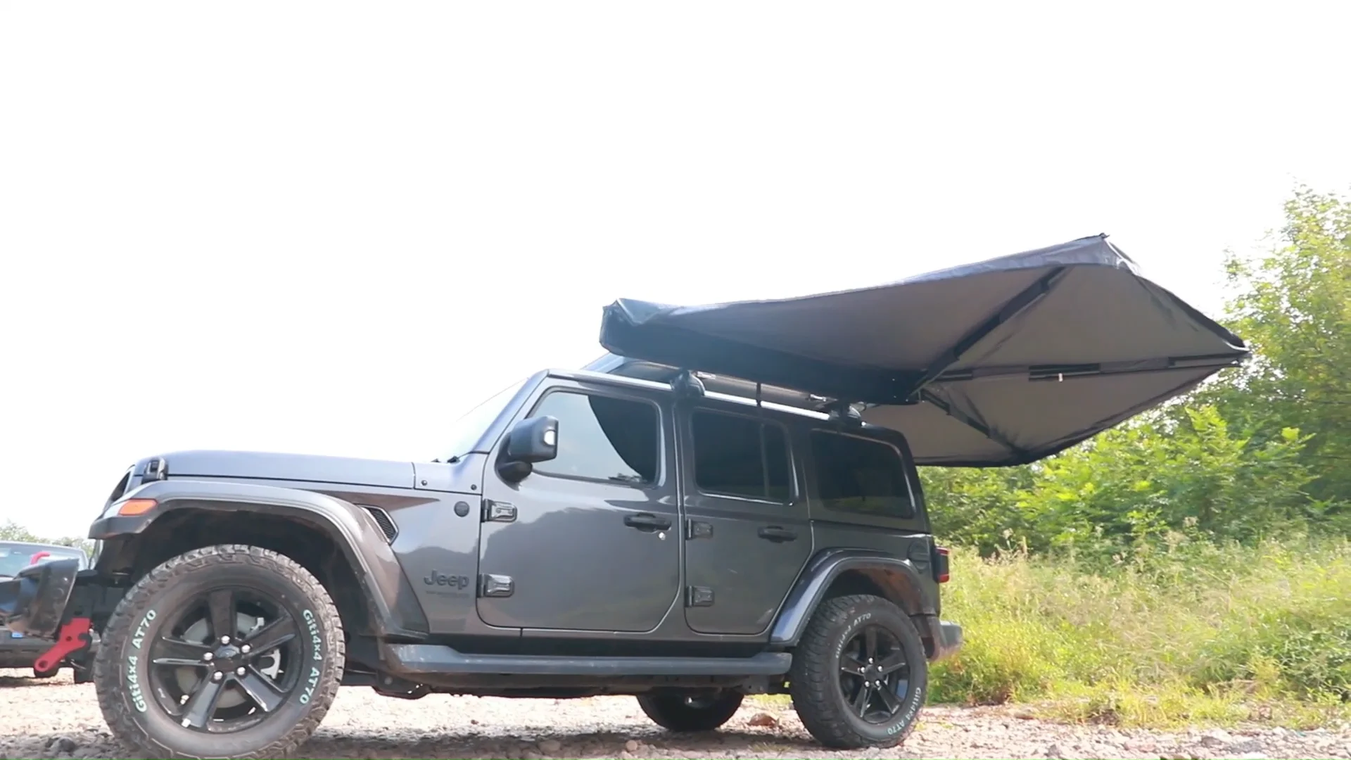 Remaco Outdoor Camping 270 Degrees Free Standing Foxwing Awning,Car