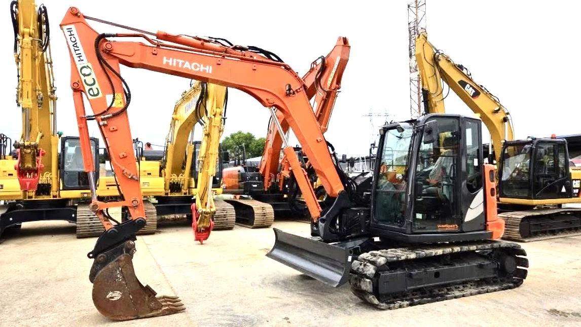 High Quality Used Hitachi ZX85 Crawler Mini Excavator 8.5 Ton