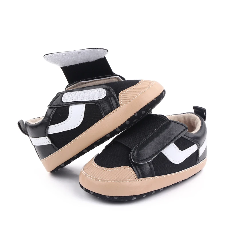 High Quality Hook&loop Canvas Toddler Boys and Girls Shoes 0-18 Months 2022 manufacture