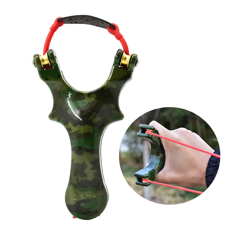 Resin Pulley Slingshots With Strong Rubber Band Slingshot Accessories