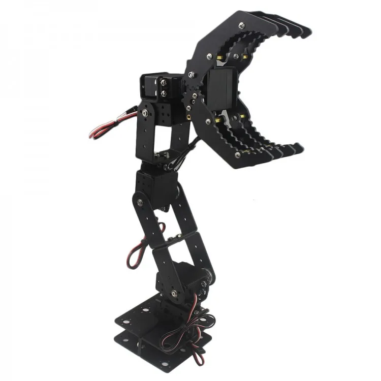 その他 6DOF Custom Robot Hand DIY 6DOF Robot Mechanical Arm Hand Clamp Claw Manipulator Frame