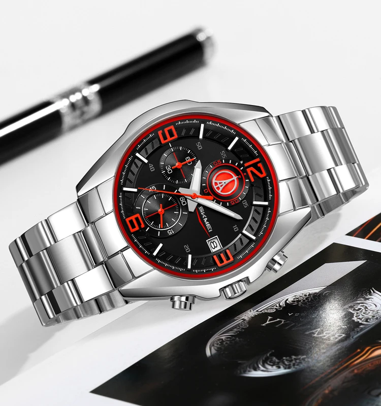 Skmei 9346 Men's Multifunctional Quartz Watch description image 3