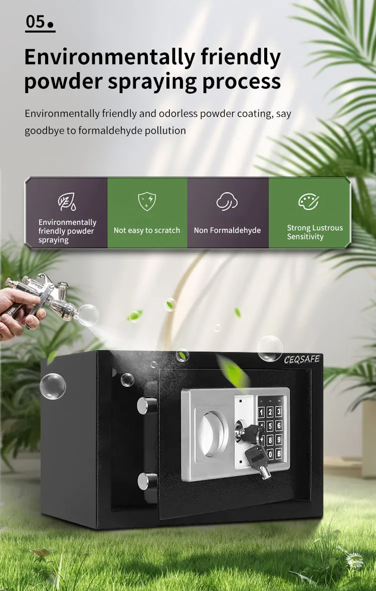 CEQSAFE 2025 American Mechanical High Quality Mini Security Safe Deposit Box manufacture