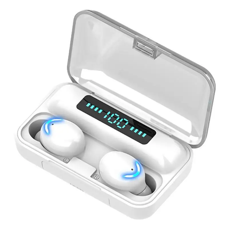F9-5C TWS Wireless Earphone 5.3 Blue Tooth Free Shippings Items Headphones Sport Waterpr aperçu 3