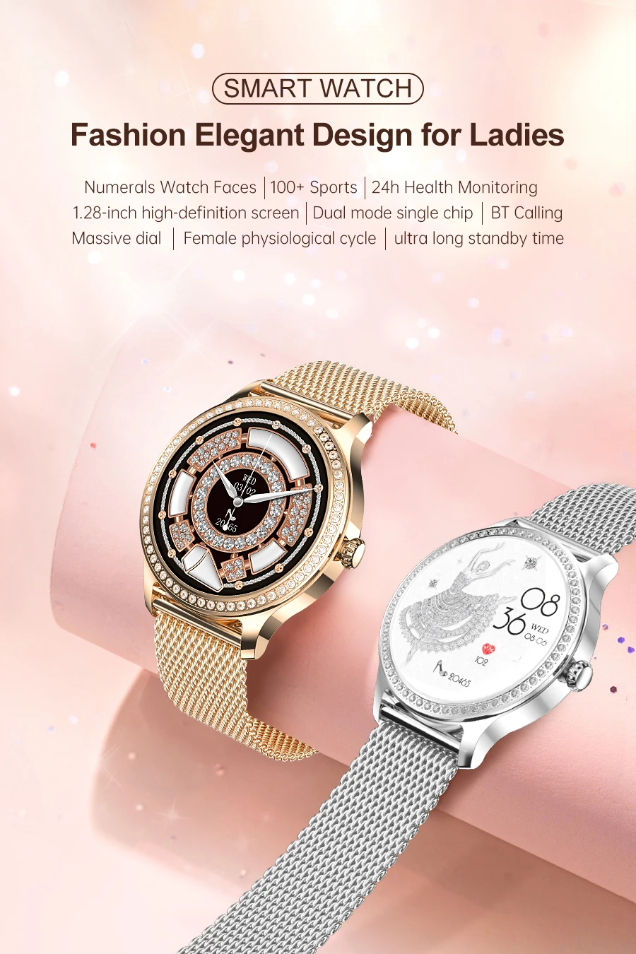 Elegant smartwatch ladies online