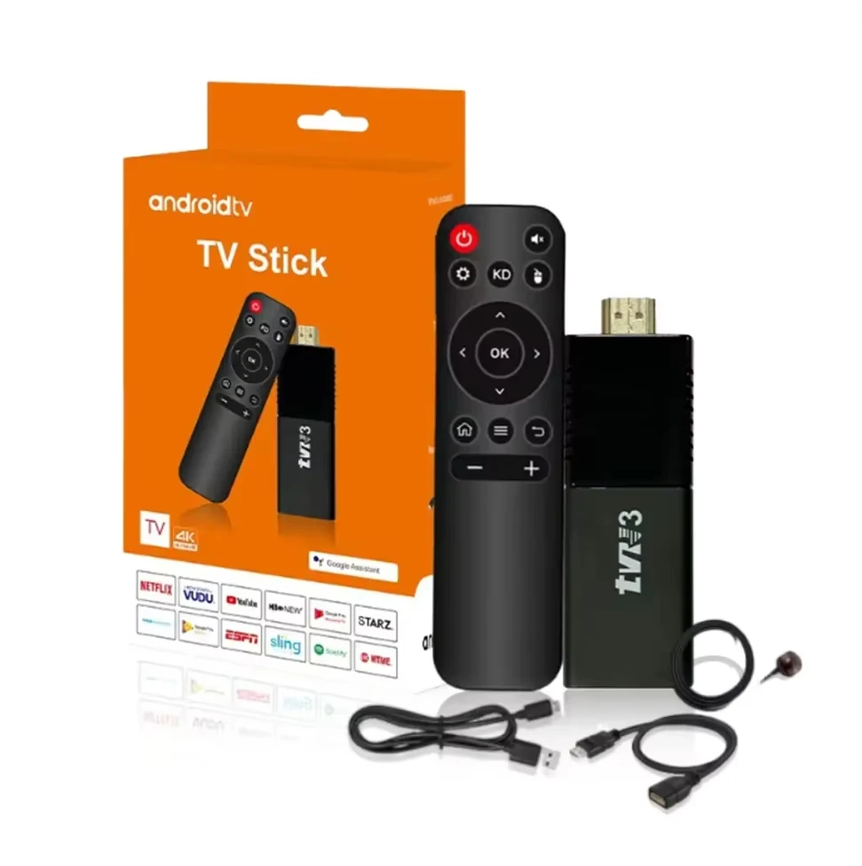TV R3 Smart Android Tv Stick Amlgoic S905L Chipset Single Channel Wifi 1g 8g 4K HD Video Decoding Android 13 OS Tv Stick