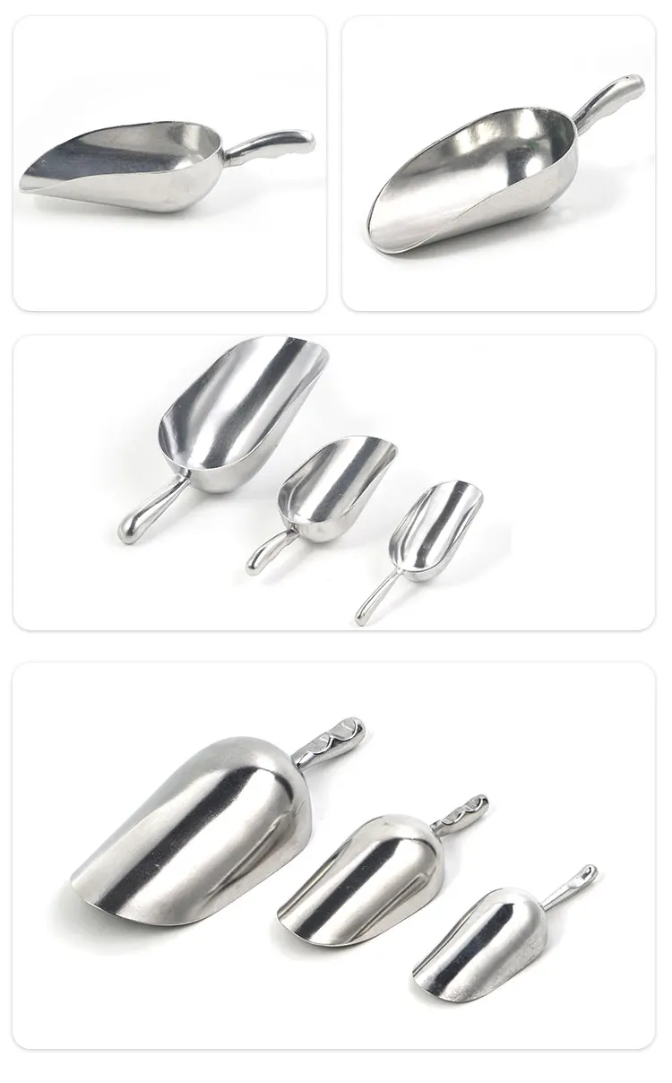 Kitchen Bar tool aluminium ice scoop factory