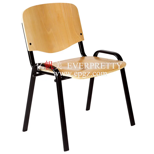 Hostel Modern Design Canteen Stacking Plastic Dining Chair Metal Frame Durable Chair for Classroom Student Use