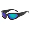 Cornice nera C8 con macchie blu e verdi abbaglianti
