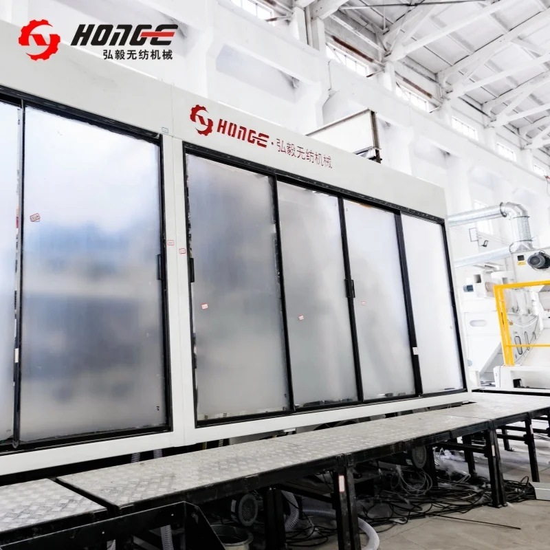 HongYi High Cost Performance Automatic Textile Sliver Making Machine Cotton Carding Machine for Non Woven Fabric Production Line