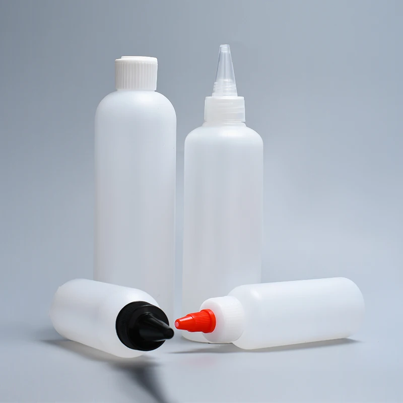 3PCS 30ml/60ml/100ml/120ml High Quality PE Empty Glue Bottle Plastic  Transparent Thickened Pointed Bottle Industrial Glue Bottle - AliExpress