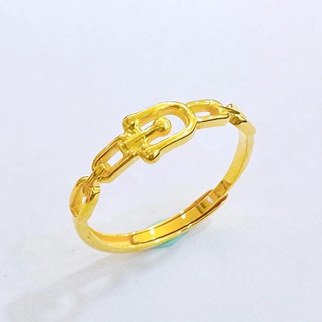 G55617 22k Gold Ring Design and Manufacturing Au916 Ring