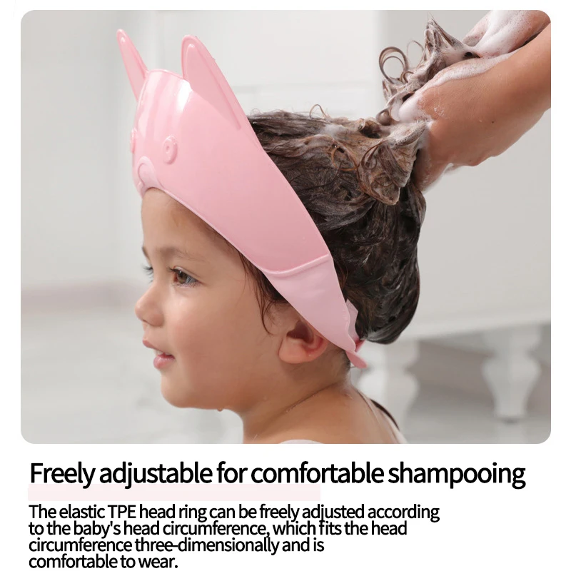 Safe Shampoo Baby Shower Visor,Baby Bathing Shampoo Shower Protection