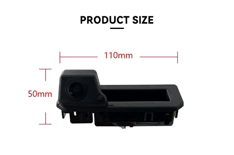 Wemaer Backup Camera Mini OEM Auto Electronics CCD CVBS Sensor Wide Angle Night Vision Waterproof Car Camera for Porsche Audi VW manufacture
