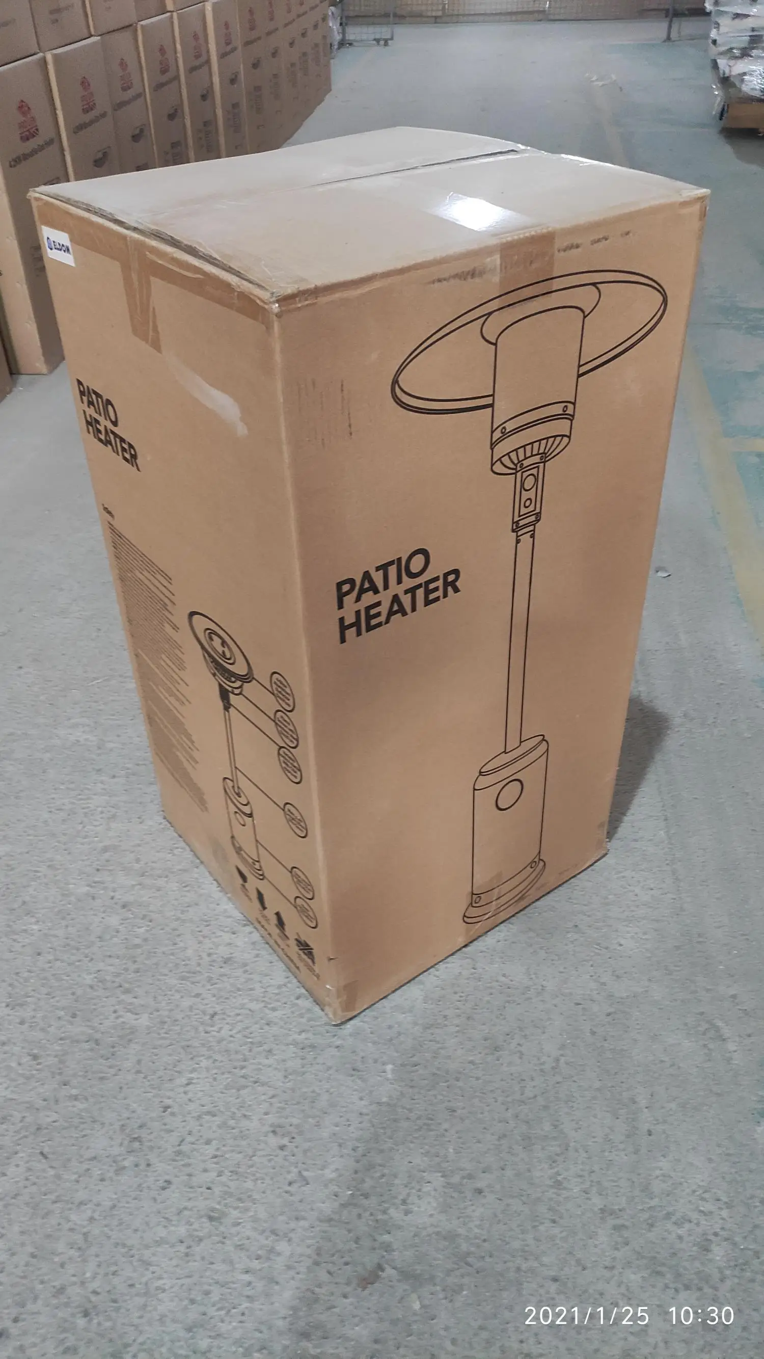 New Design Large High Quality Spray Umbrella Shaped Gas Outdoor Patio