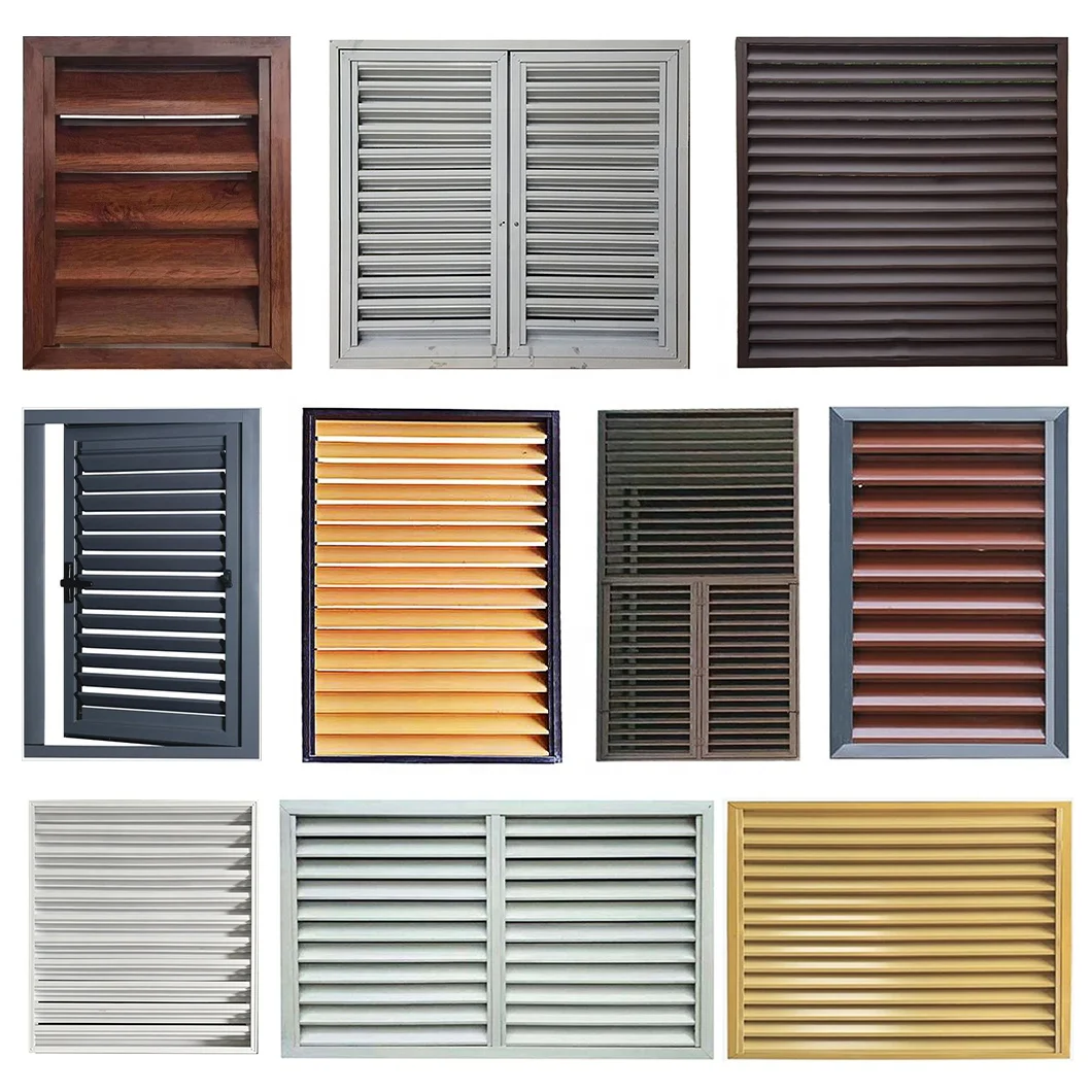 Multifunctional Shutters Outside Frame Aluminium Profile Aluminum Louver Aluminum Alloy Roller Shutter Window Horizontal 5 Years