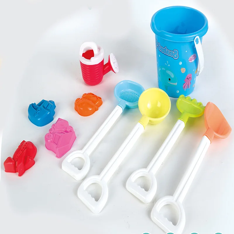 A Outflower 3 pcs colorés outils de jardin Ensemble de pelles jouet de plage pour enfants 