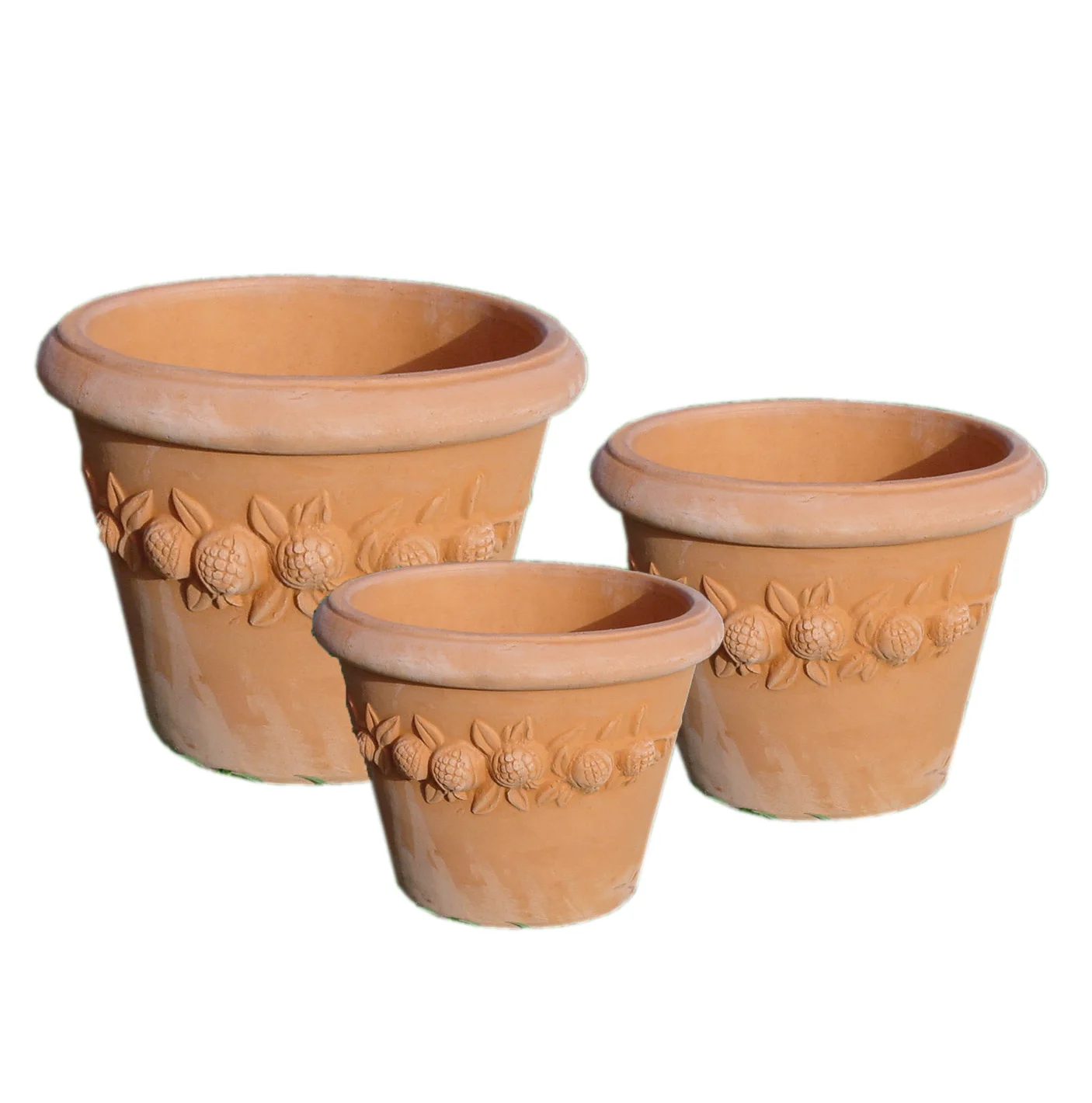 Outdoor Indoor Home Decor Terracotta Flower Pot Ceramic Clay Planter for Nursery or Shopping Mall Design Shape for Floor Use