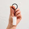 Ciondolo a forma di bollitore sportivo Drip - bianco trasparente, senza confezione