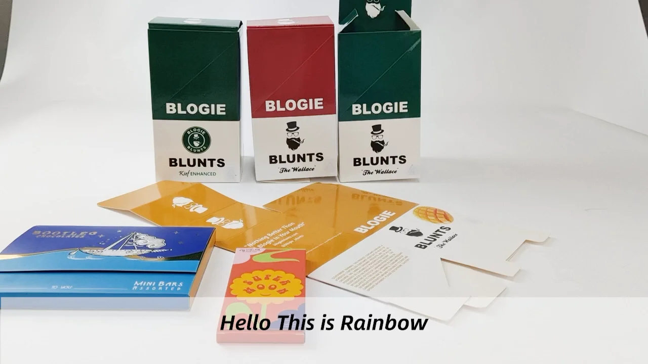 Recyclable Custom Printed Cardboard Retail Display Boxes Glossy Counter