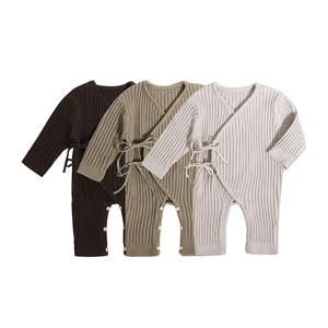 Hot Sale Toddler Onesie Long Sleeve Cotton Breathable Baby Newborn Romper Infant Clothes Summer Pajamas Jumpsuit