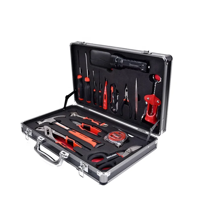 Maxpower 23pcs General Household Tool Repair Maintenance DIY Set with Plastic Toolbox