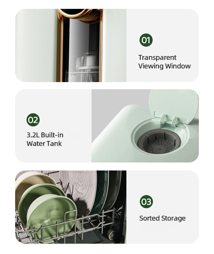 Oem Electric Digital 4 Bottle Washing Machine Dishwashing Machine Infant Feeding Bottle