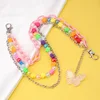 Large butterfly pendant three-layer pants chain