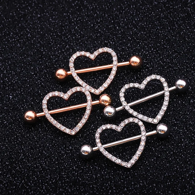 Cute Heart Nipple Piercing Jewellery