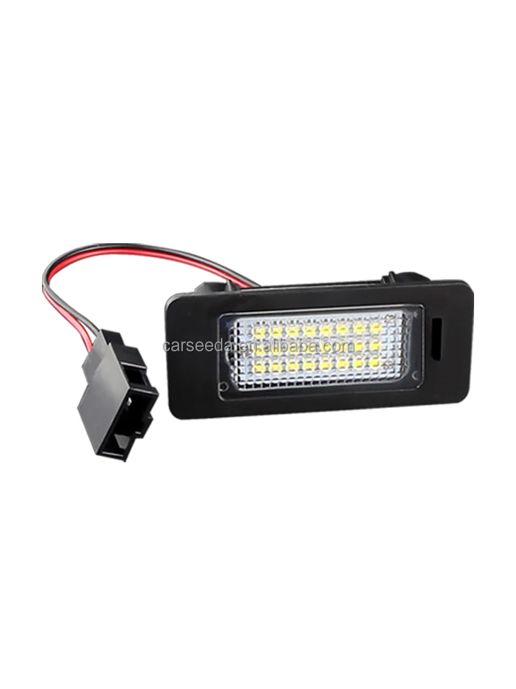 PCS License Plate Light Led Number Plate Holder Lamp No Error for Audi A1 A4 B8 A5 S5 A6 S6 A7 Q5 TT TTS 2D For VW Golf Jetta