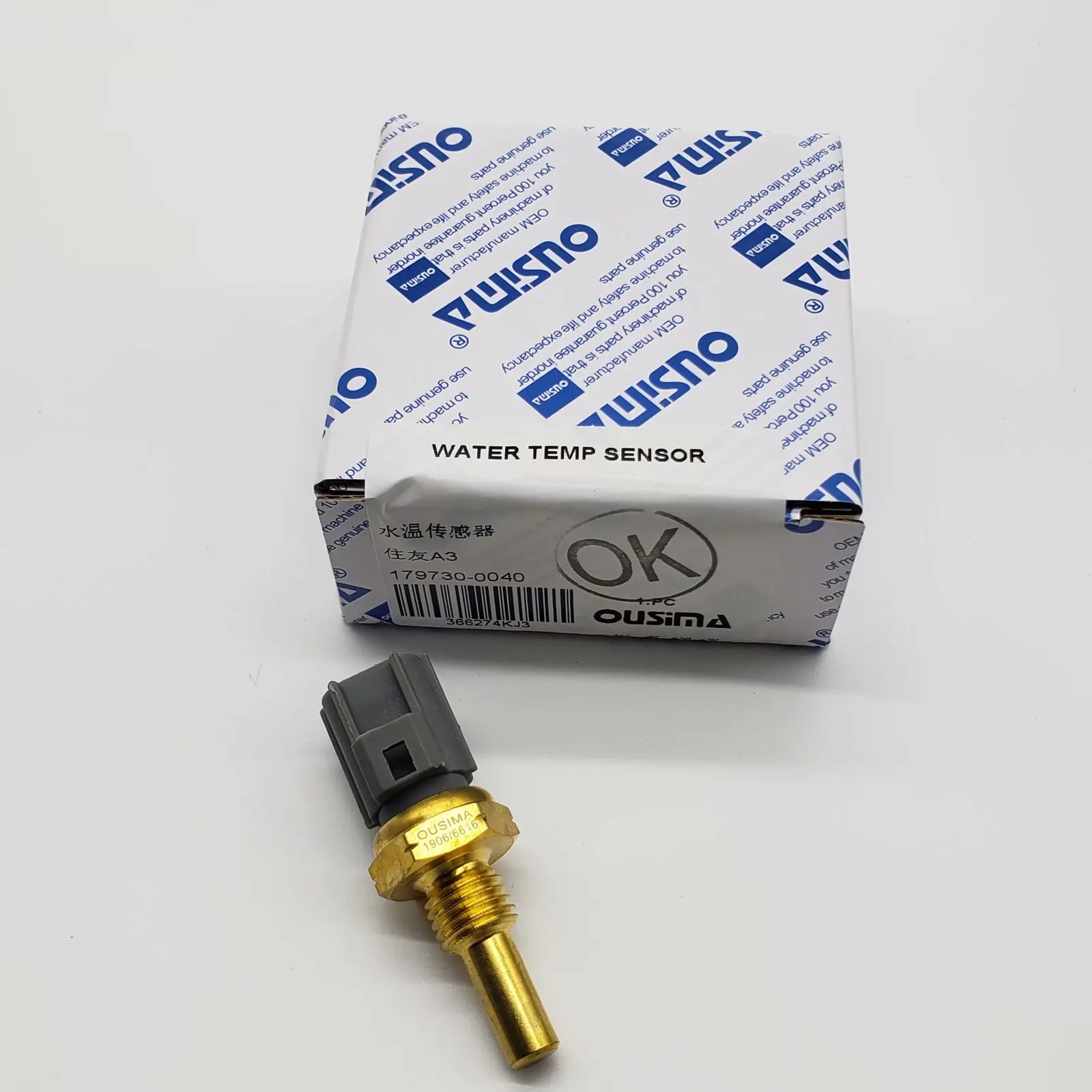 OUSIMA Excavator Water Temperature Sensor 179730-0040 for