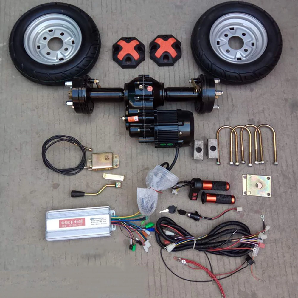 Electric tricycle utv rear axle conversion kit 800w 1200w 1500w 2000w
