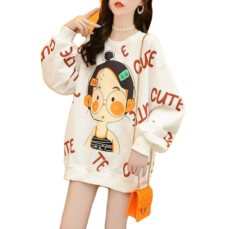 Miss Women-ropa De Talla Grande Para Mujer,Ropa De Cuello Redondo,Trajes De  Dibujos Animados,Letras Estampadas,Suéter De Algodón Y Poliéster,26 - Buy  Invierno De Las Mujeres Ropa De Dormir Manga Larga Caliente De Dibujos