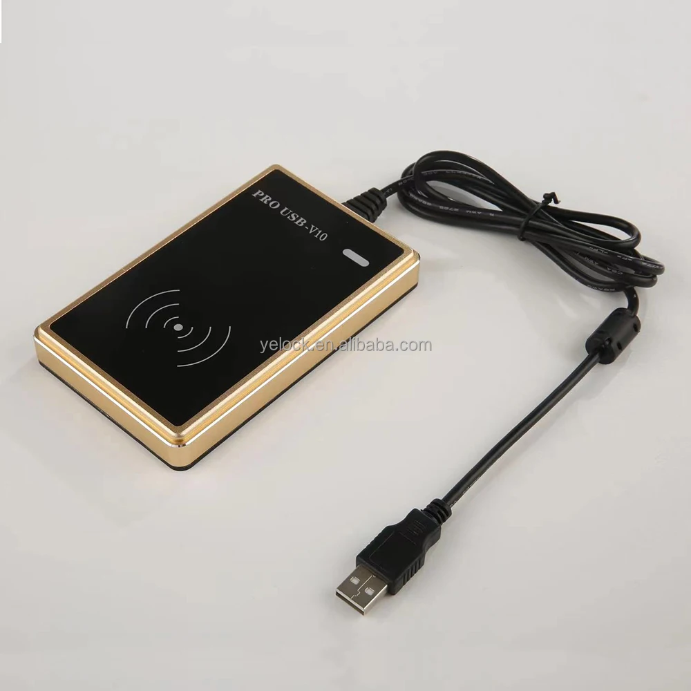 Hotel Key Card Encoder RFID USB Card Programmer Card Reader 13.56MHz  / Temic with Free Hotel Management Software