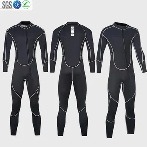 Wetsuit Men Neoprene Full Scuba Diving Suits Thermal Swimsuit Long Sleeve Front Zip for Water Sports