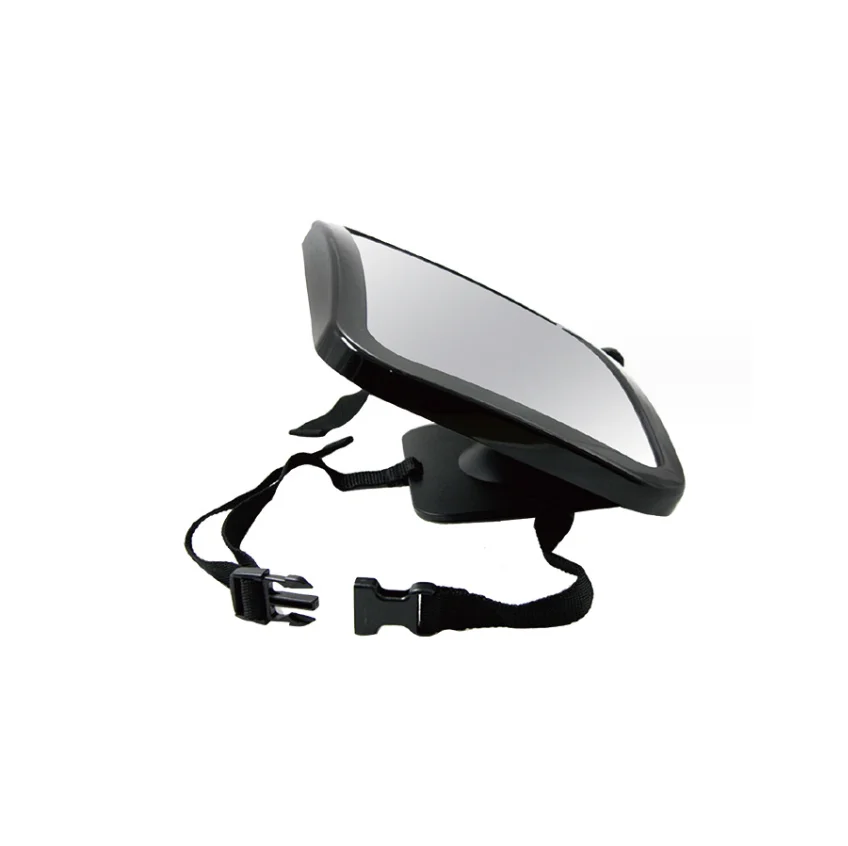 Car rear seat headrest baby viewing universal car mirror with strap