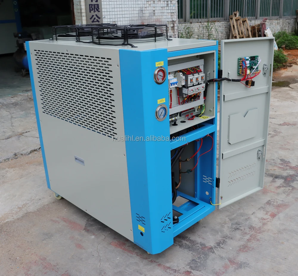 3hp 8hp Industrial Air Cooled Chiller For Extruder Blower Injection