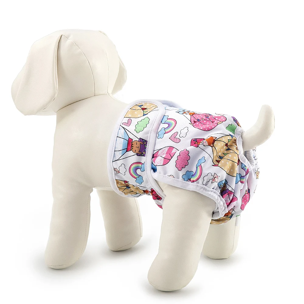 Highly Absorbent Washable Female Dog Diaper Reusable Diapers for Doggie manufacture