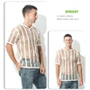 Hoodie transparent en résille ajourée pour homme, couleur abricot