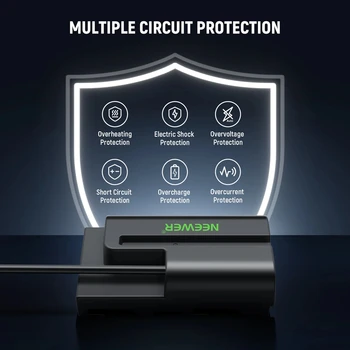 Neewer VP-F550 D Tap to NP-F550 Dummy Battery with Cable for V Mount Battery detail image