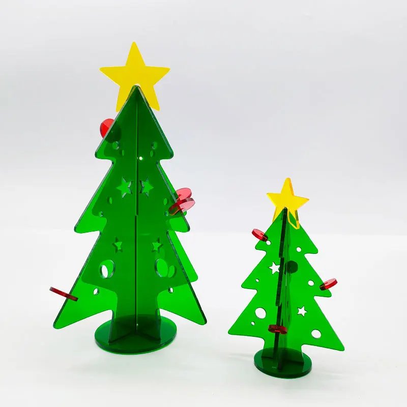 Customized Acrylic Christmas Tree Ornaments For Decoration Christmas ...