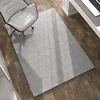 Colorful leather chair cushion - minimalist gray square