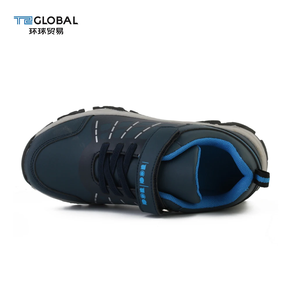 Лидер продаж, Спортивная модная обувь на танкетке для детей, черные кроссовки для мальчиков